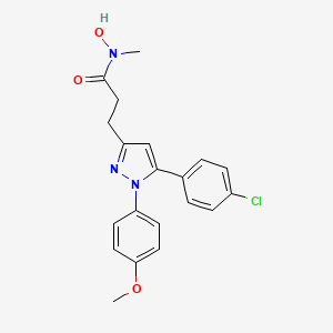 molecular formula C20H20ClN3O3 B1682226 Tepoxalin CAS No. 103475-41-8