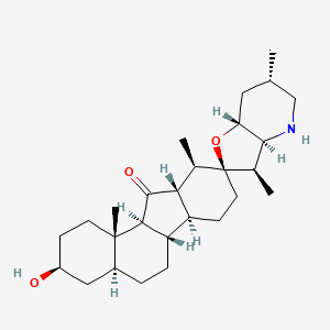 molecular formula C27H43NO3 B1682235 Tetrahydrojervine CAS No. 24508-94-9