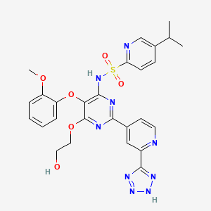 molecular formula C27H27N9O6S B1682238 Tezosentan CAS No. 180384-57-0