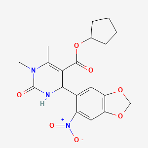 molecular formula C19H21N3O7 B1682263 VU0090157 