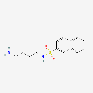 molecular formula C14H18N2O2S B1682267 N-(4-Aminobutyl)-2-Naphthalenesulfonamide CAS No. 35517-12-5