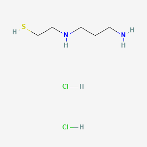 molecular formula C5H16Cl2N2S B1682276 2-(3-Aminopropylamino)ethanethiol dihydrochloride CAS No. 14653-77-1