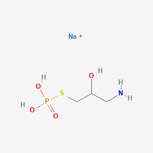 molecular formula C3H9NNaO4PS B1682277 2-Propanol, monosodium salt CAS No. 28402-17-7