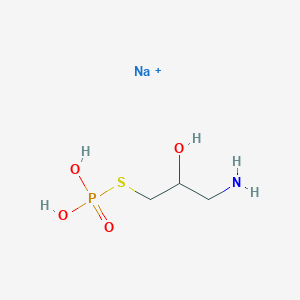 molecular formula C3H10NNaO4PS+ B1682277 2-Propanol, monosodium salt CAS No. 28402-17-7