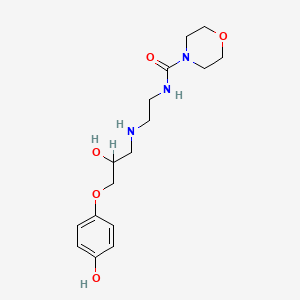 molecular formula C16H25N3O5 B1682282 Xamoterol CAS No. 81801-12-9