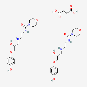 molecular formula C36H54N6O14 B1682283 Xamoterol fumarate CAS No. 73210-73-8