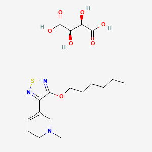 molecular formula C18H29N3O7S B1682284 Xanomeline tartrate CAS No. 152854-19-8