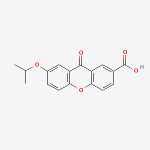 molecular formula C17H14O5 B1682286 Xanoxic acid CAS No. 33459-27-7