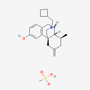 molecular formula C24H35NO4S B1682295 Xorphanol mesylate CAS No. 77287-90-2