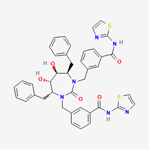 molecular formula C41H38N6O5S2 B1682296 XV638 CAS No. 183854-11-7