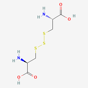 molecular formula C6H12N2O4S3 B1682303 Thiocystine CAS No. 14172-54-4