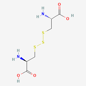 molecular formula C6H12N2O4S3 B1682303 Bis(2-amino-2-carboxyethyl)trisulfide CAS No. 14172-54-4