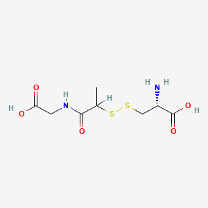 molecular formula C8H14N2O5S2 B1682311 Thiola-cysteine disulfide CAS No. 77591-18-5