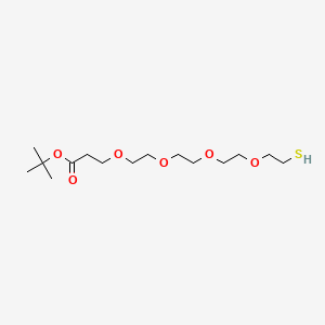 molecular formula C15H30O6S B1682314 Thiol-PEG4-t-butyl ester CAS No. 564476-33-1