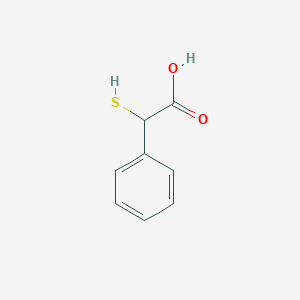 molecular formula C8H8O2S B1682315 2-Mercapto-2-phenylacetic acid CAS No. 4695-09-4