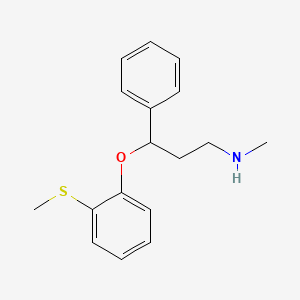 molecular formula C17H21NOS B1682320 Thionisoxetine CAS No. 155273-01-1