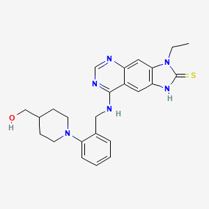 molecular formula C24H28N6OS B1682327 Thioquinapiperifil CAS No. 220060-39-9