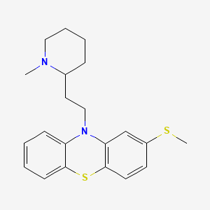 B1682328 Thioridazine CAS No. 50-52-2