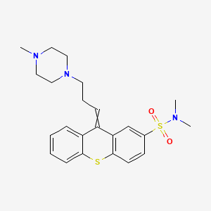 molecular formula C23H29N3O2S2 B1682329 Thiothixene CAS No. 5591-45-7