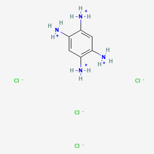 [2,4,5-Tris(azaniumyl)phenyl]azanium;tetrachloride