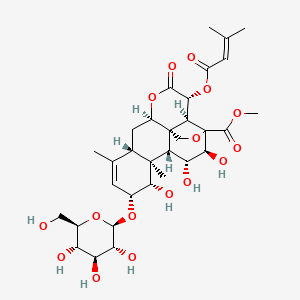 molecular formula C32H44O16 B1682347 Yadanzioside E CAS No. 95258-20-1