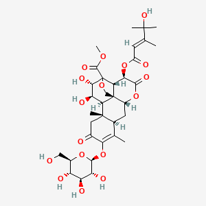 molecular formula C34H46O17 B1682350 Yadanzioside L CAS No. 99132-97-5