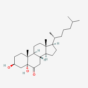 molecular formula C27H46O3 B1682351 Yakkasterone CAS No. 13027-33-3