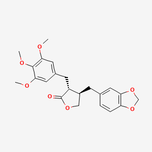 molecular formula C22H24O7 B1682354 Yatein CAS No. 40456-50-6