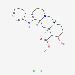 molecular formula C21H27ClN2O3 B1682359 Yohimbine hydrochloride CAS No. 65-19-0
