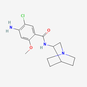 molecular formula C15H20ClN3O2 B1682363 Zacopride CAS No. 90182-92-6