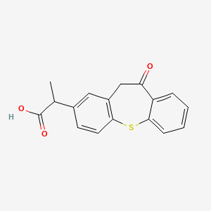 molecular formula C17H14O3S B1682368 Zaltoprofen CAS No. 89482-00-8
