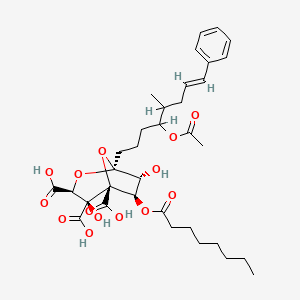 molecular formula C34H46O14 B1682372 Zaragozic Acid D CAS No. 155179-14-9