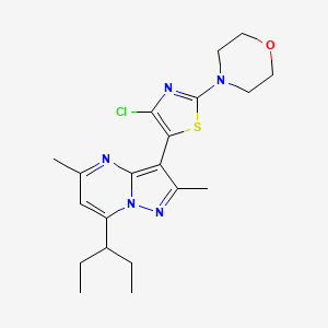 molecular formula C20H26ClN5OS B1682374 Tildacerfont CAS No. 1014983-00-6