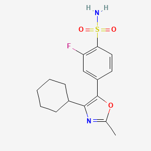 molecular formula C16H19FN2O3S B1682378 Tilmacoxib CAS No. 180200-68-4