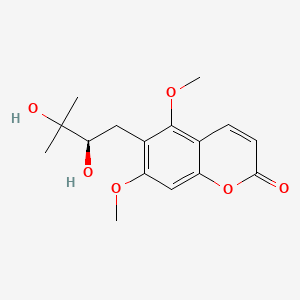 molecular formula C16H20O6 B1682391 Toddalolactone CAS No. 483-90-9