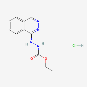 molecular formula C11H13ClN4O2 B1682393 Todralazine hydrochloride CAS No. 3778-76-5