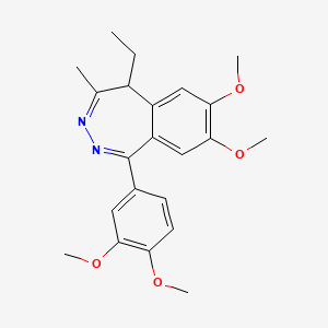 molecular formula C22H26N2O4 B1682394 托非索泮 CAS No. 22345-47-7