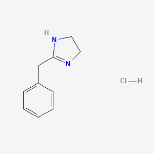 molecular formula C10H13ClN2 B1682397 Tolazoline Hydrochloride CAS No. 59-97-2