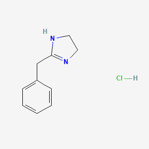 molecular formula C10H13ClN2 B1682397 Tolazoline hydrochloride CAS No. 59-97-2