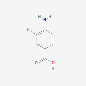 molecular formula C7H6FNO2 B016824 4-氨基-3-氟苯甲酸 CAS No. 455-87-8