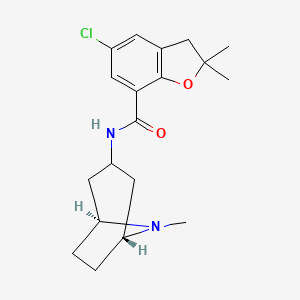 molecular formula C19H25ClN2O2 B1682404 Zatosetron CAS No. 123482-22-4