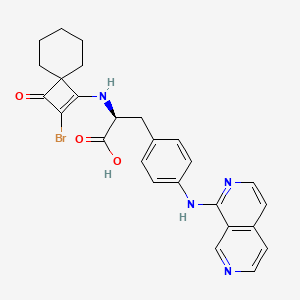 molecular formula C26H25BrN4O3 B1682406 Zaurategrast CAS No. 455264-31-0