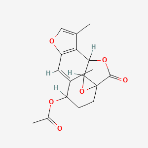 molecular formula C17H18O6 B1682425 Zeylanan CAS No. 20149-41-1