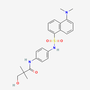 molecular formula C23H27N3O4S B1682432 Tomeglovir CAS No. 233254-24-5