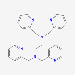 molecular formula C26H28N6 B1682442 N,N,N',N'-Tetrakis(2-pyridylmethyl)ethylenediamine CAS No. 16858-02-9