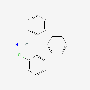 molecular formula C20H14ClN B1682452 2-Chloro-alpha,alpha-diphenylbenzeneacetonitrile CAS No. 197525-99-8