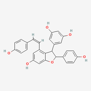 molecular formula C28H22O6 B1682455 Epsilon-viniferin CAS No. 62218-08-0