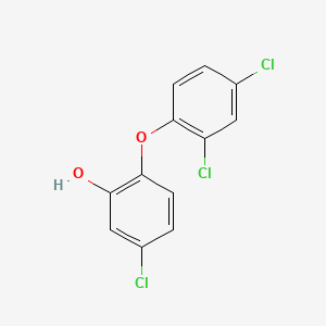 molecular formula C12H7Cl3O2 B1682465 三氯生 CAS No. 3380-34-5