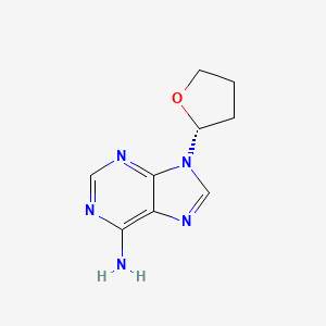 molecular formula C9H11N5O B1682468 9-(Tetrahydrofuran-2-yl)-9h-purin-6-amine CAS No. 17318-31-9