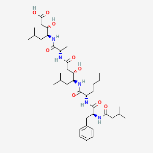 molecular formula C39H65N5O9 B1682471 SR 42128 CAS No. 98092-14-9